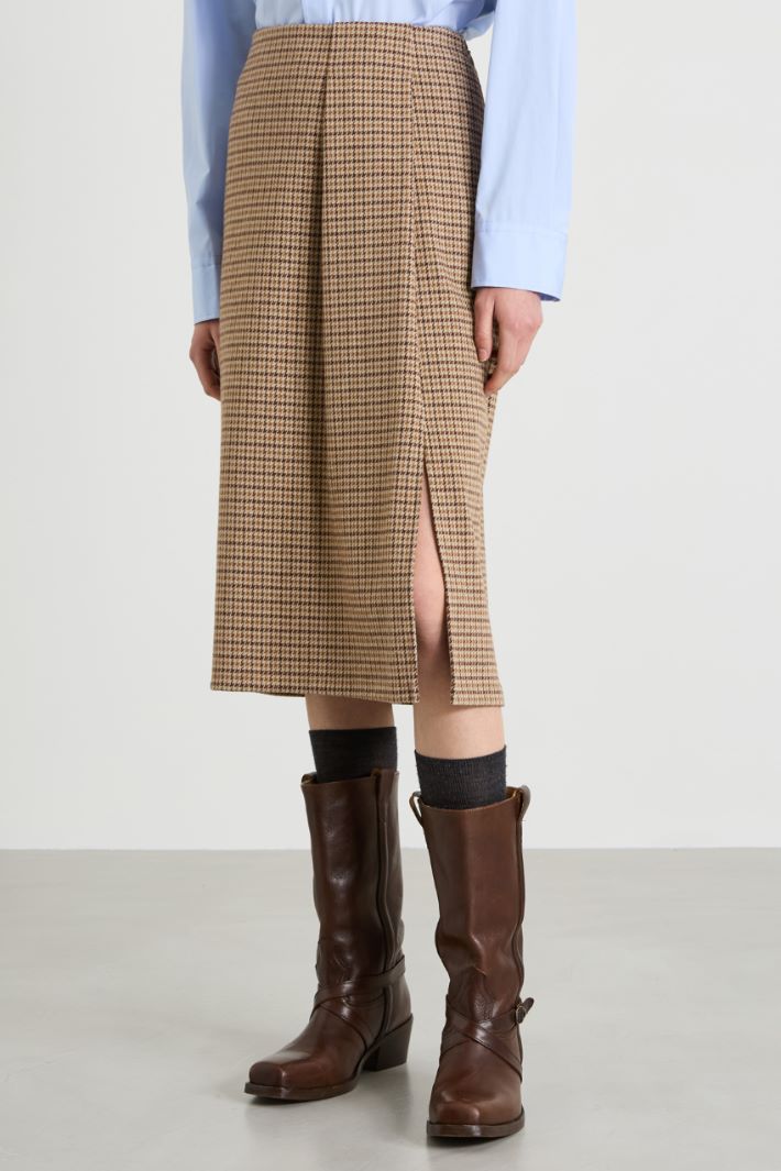 Jacquard jersey skirt Intrend - 2
