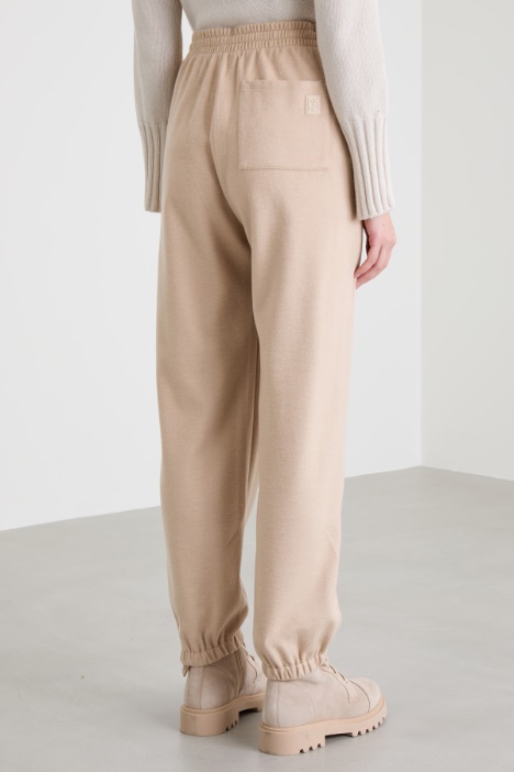 Pantalón de paño de punto