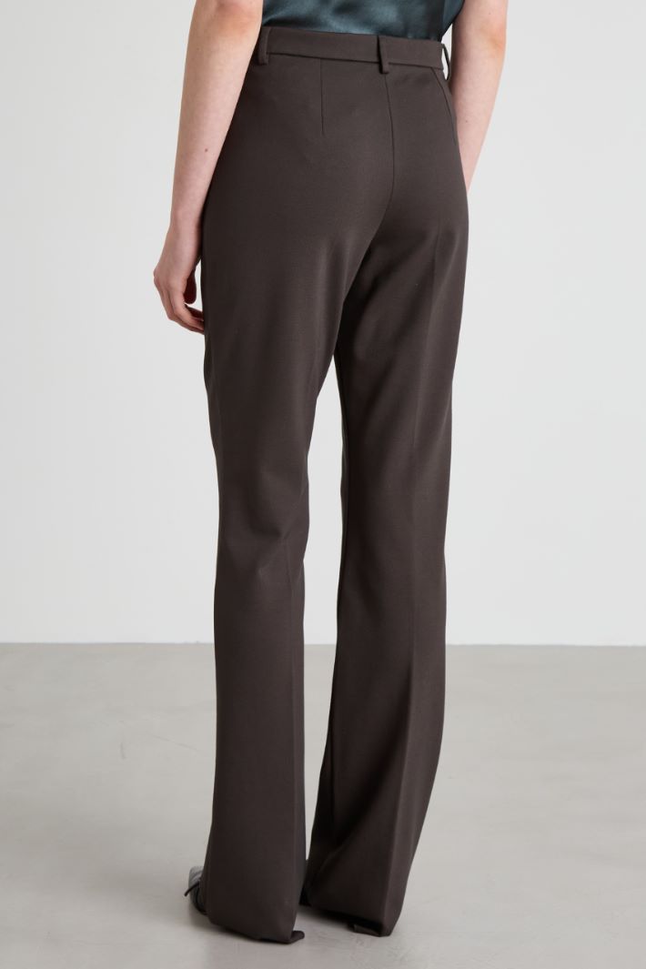 Pantaloni dritti in jersey Intrend - 3