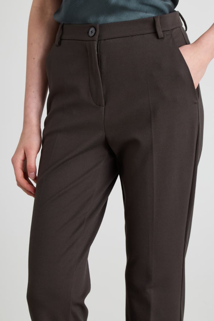 Pantaloni dritti in jersey Intrend - 4