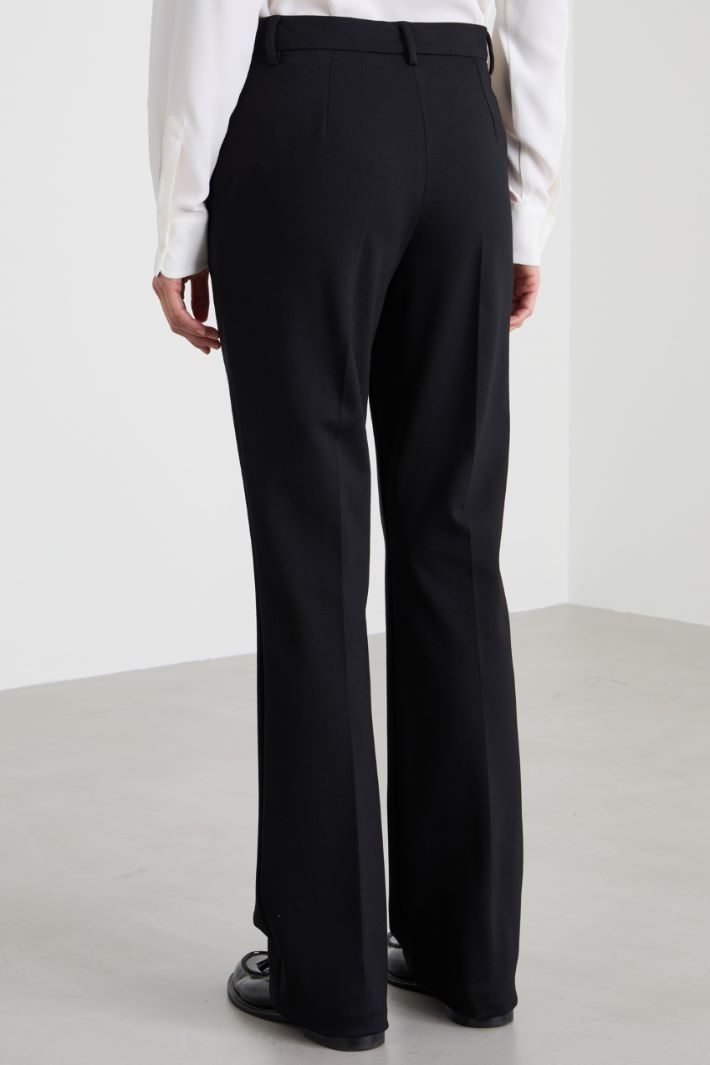 Pantaloni dritti in jersey Intrend - 3