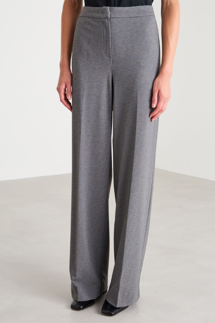 Viscose jersey trousers Intrend - 3