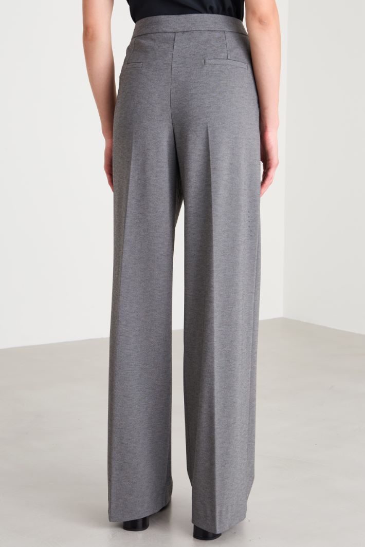 Viscose jersey trousers Intrend - 4