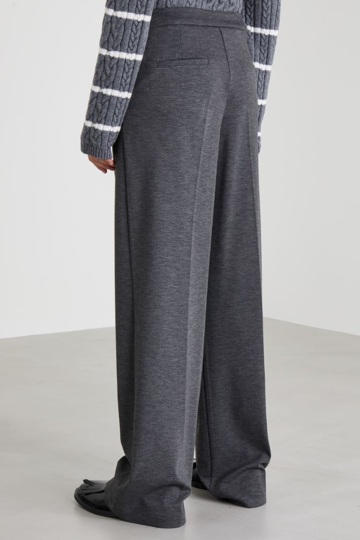 Viscose jersey trousers Intrend - 3