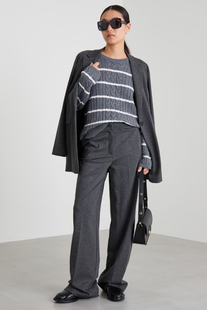 Viscose jersey trousers Intrend