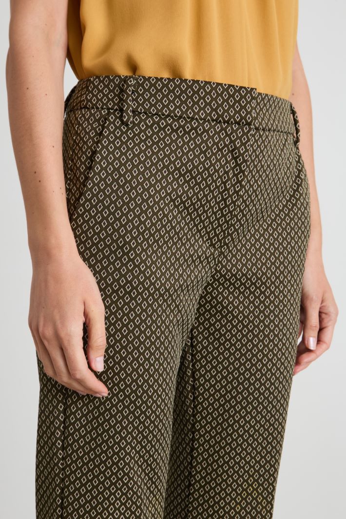 Pantaloni in jersey jacquard Intrend - 4