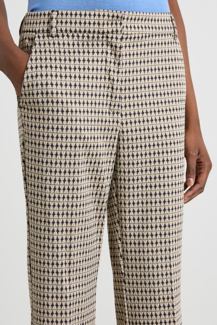 Pantaloni in jersey jacquard Intrend - 4