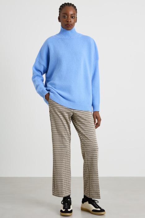 Pantaloni in jersey jacquard Intrend