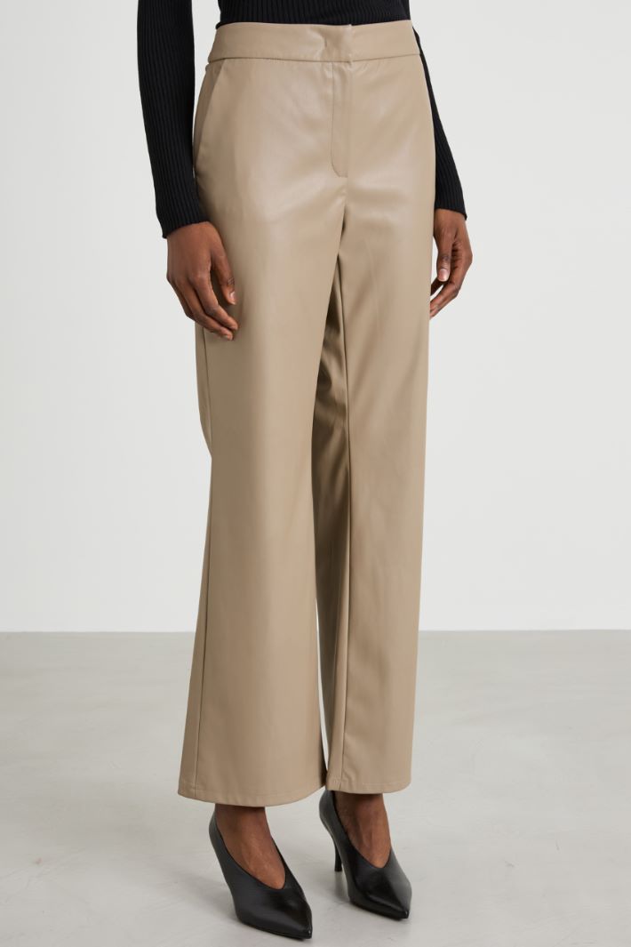 Pantaloni similpelle Intrend - 2