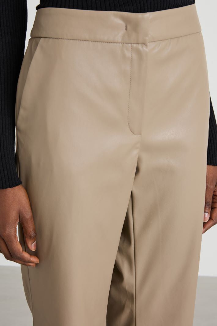 Pantaloni similpelle Intrend - 4