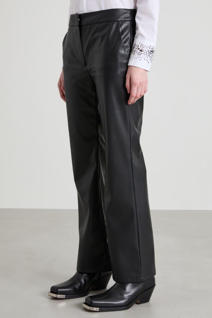 Pantaloni similpelle Intrend - 2