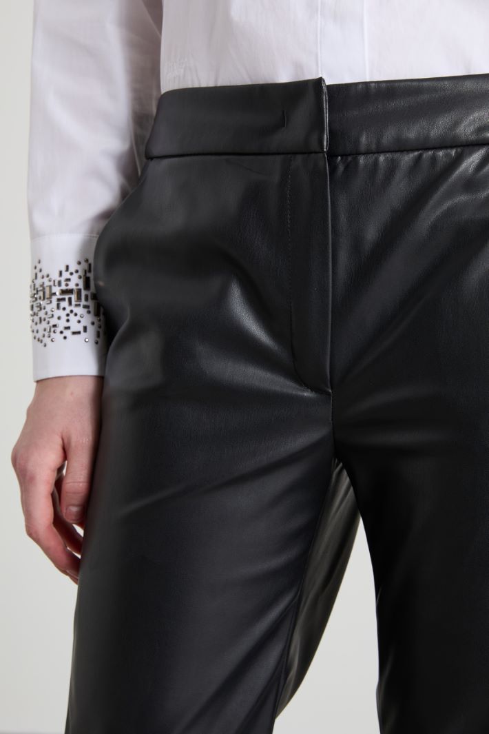 Pantaloni similpelle Intrend - 4