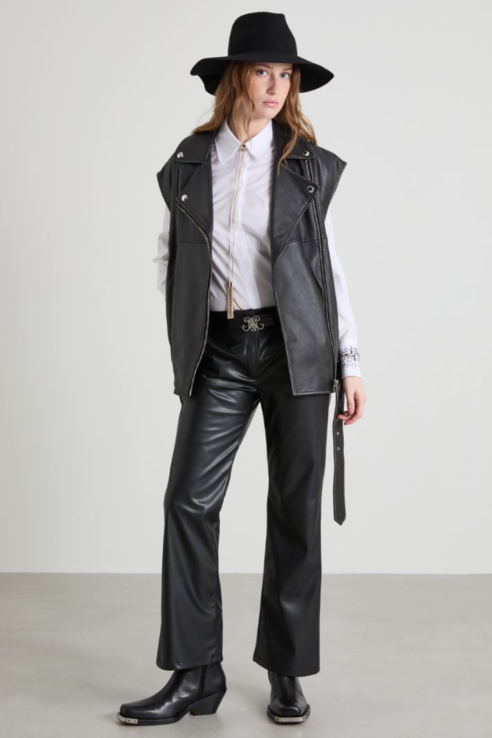 Pantaloni similpelle Intrend