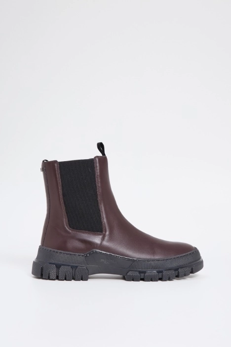 Ankle boots in real leather - Intrend