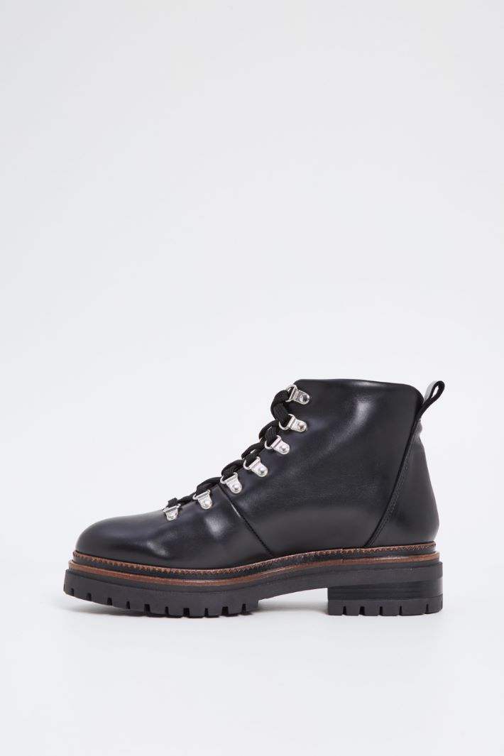 Leather ankle boots Intrend - 4