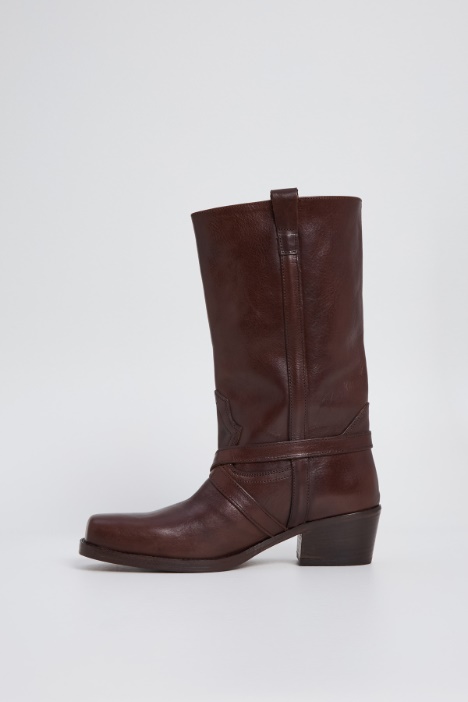 Stivali in pelle western