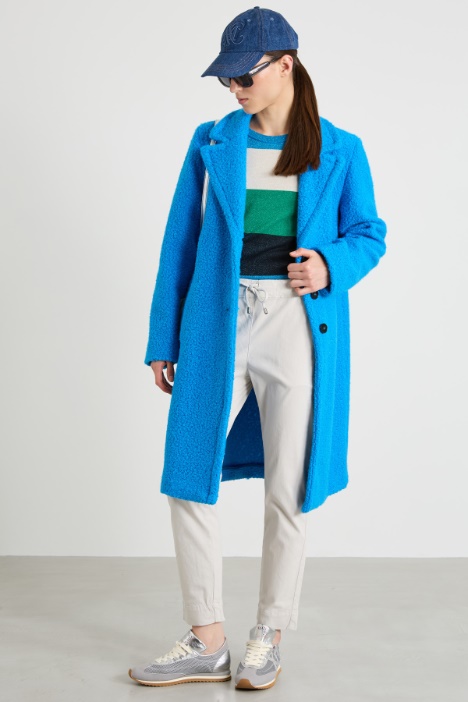 Bouclé coat Intrend