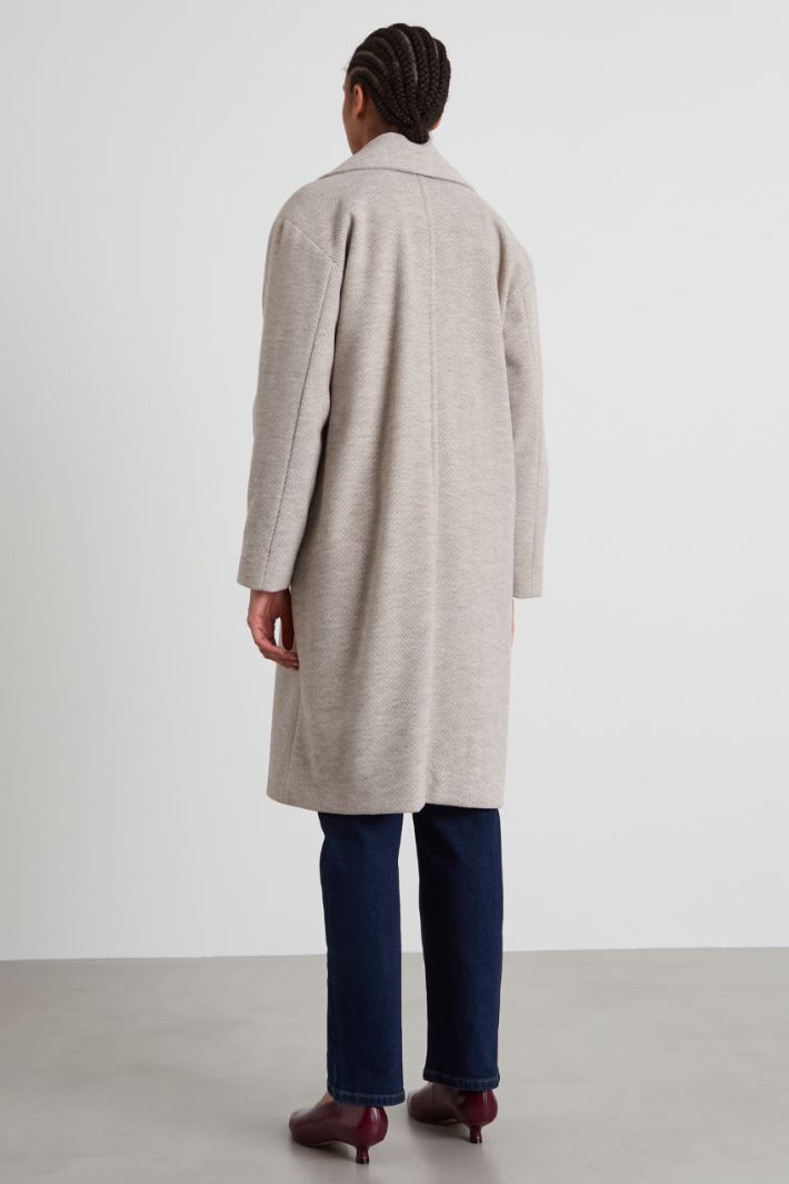 Chevron jersey coat Intrend - 3