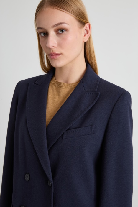 Blazer in jersey flanella