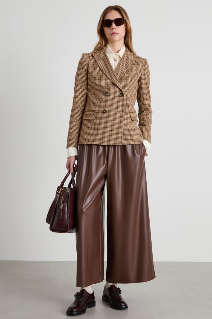 Blazer in jersey flanella