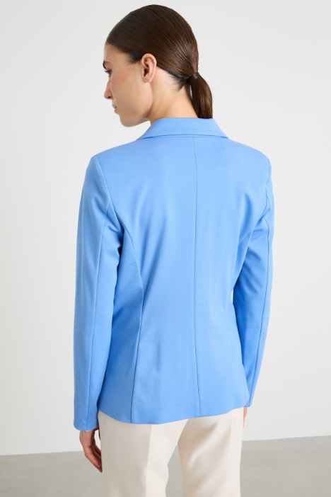 Blazer in jersey