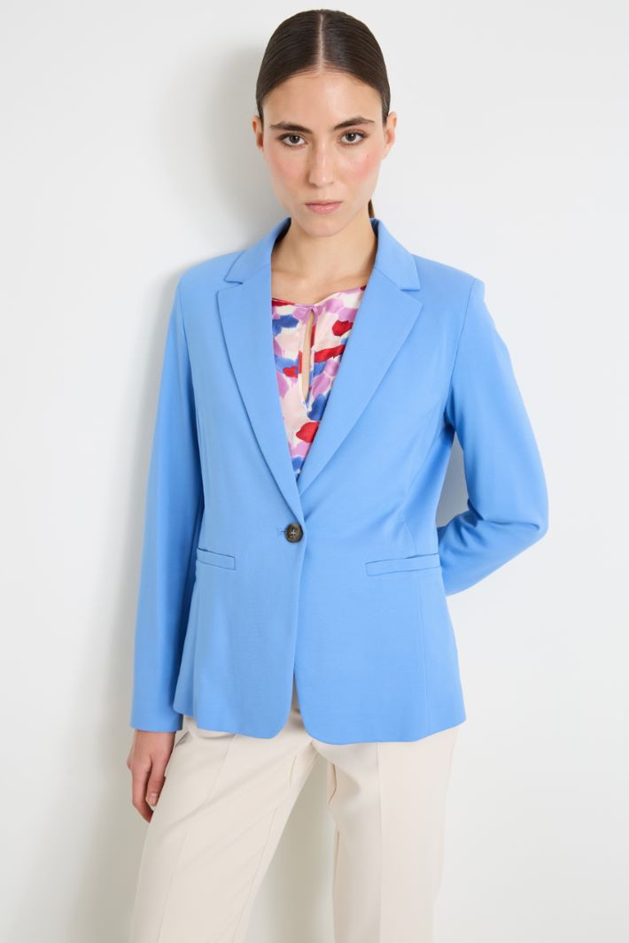 Blazer in jersey