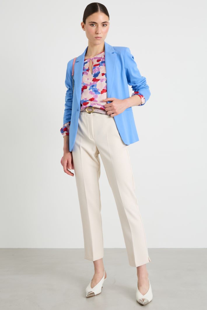 Blazer in jersey