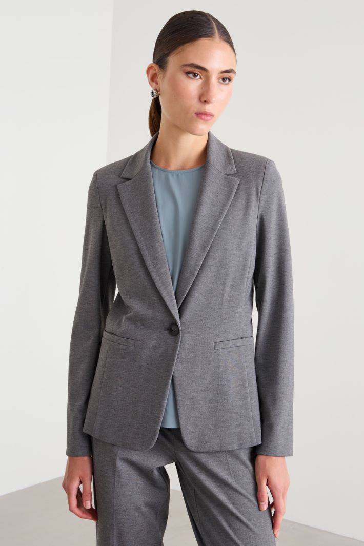 Blazer in jersey Intrend