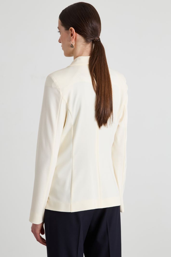 Blazer in jersey