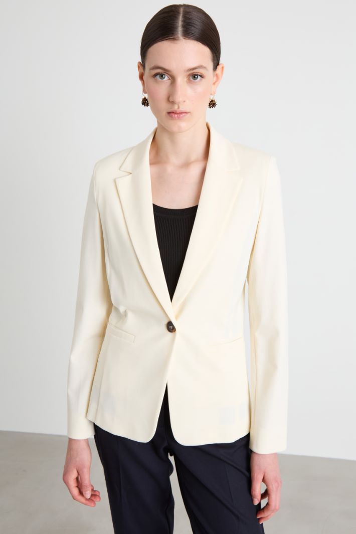Blazer in jersey