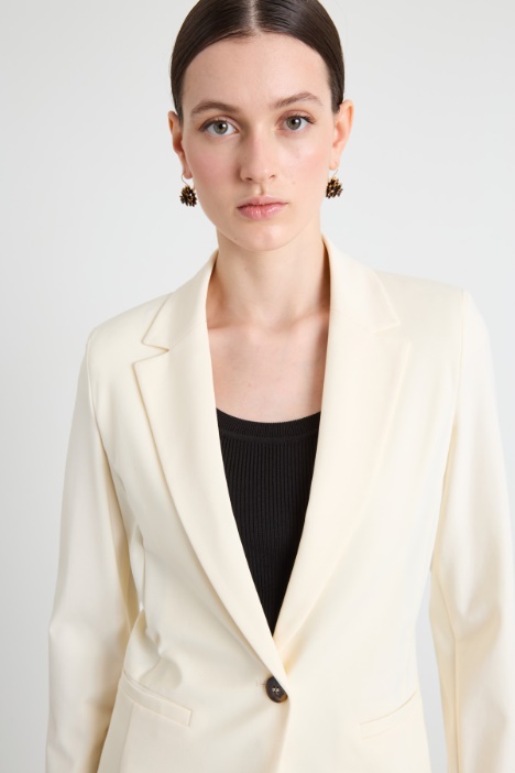 Blazer in jersey