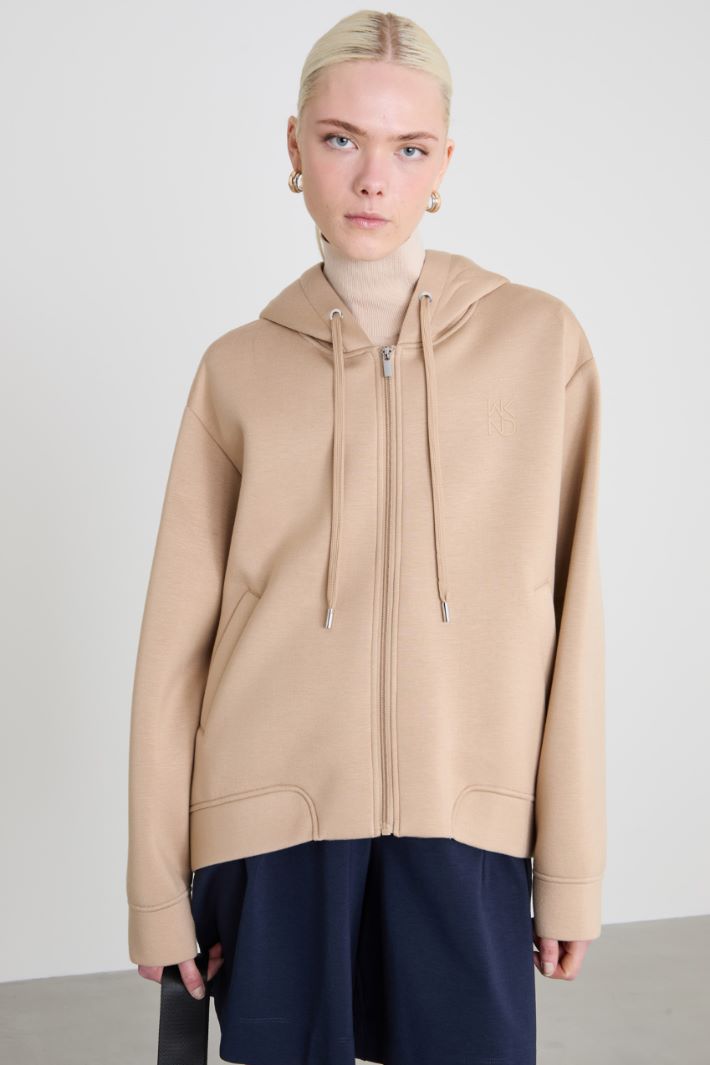 Jersey hoodie Intrend