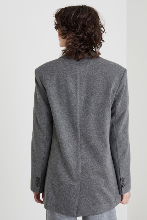 Blazer de punto de franela