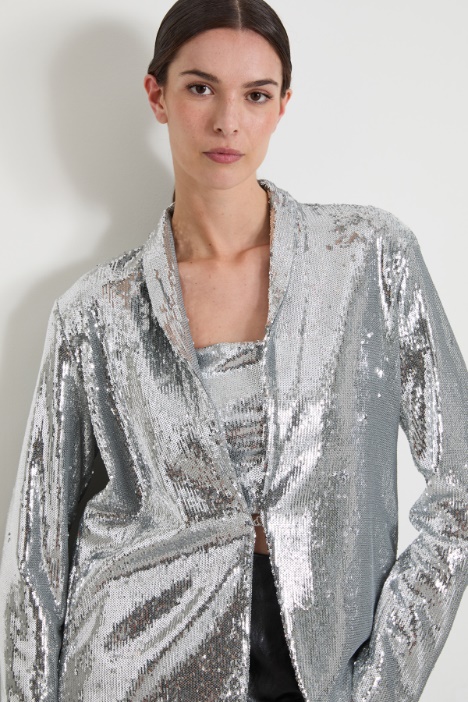 Giacca con paillettes
