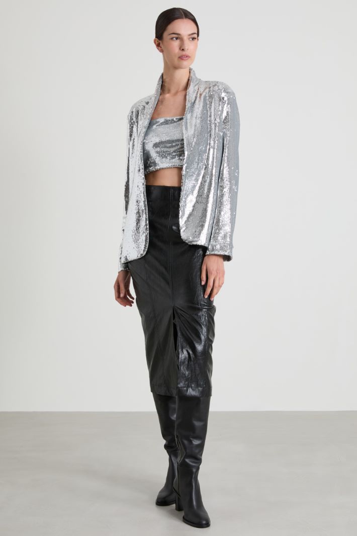 Giacca con paillettes Intrend - 3
