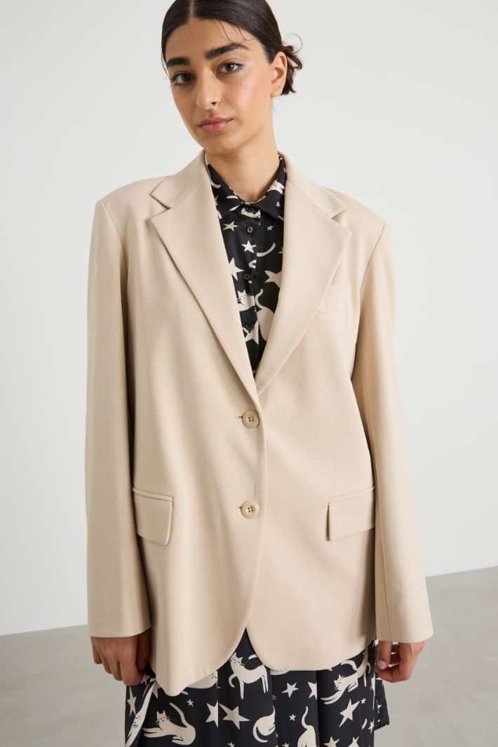 Blazer in jersey Intrend