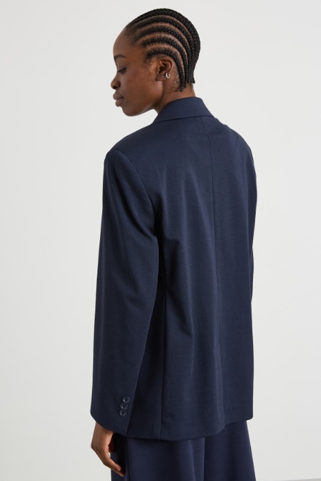 Blazer in jersey