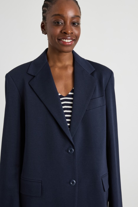 Blazer in jersey
