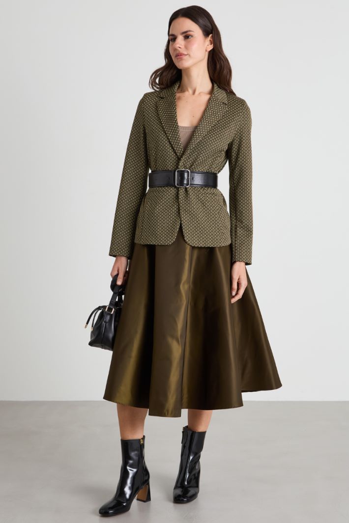 Blazer in jersey jacquard