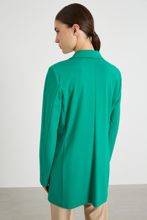 Blazer in jersey di viscosa