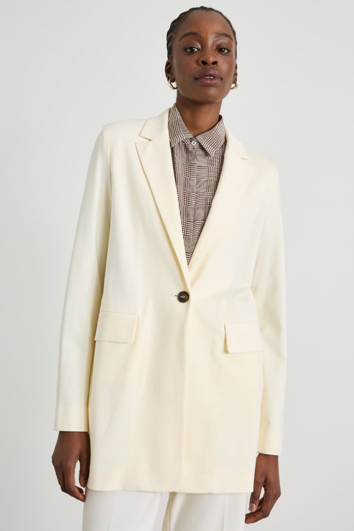 Blazer in jersey di viscosa Intrend