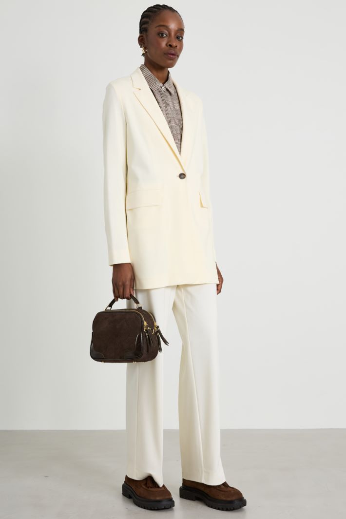 Blazer in jersey di viscosa Intrend - 3