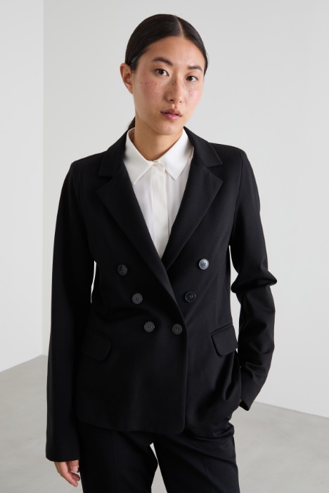 Blazer doppiopetto in jersey Intrend