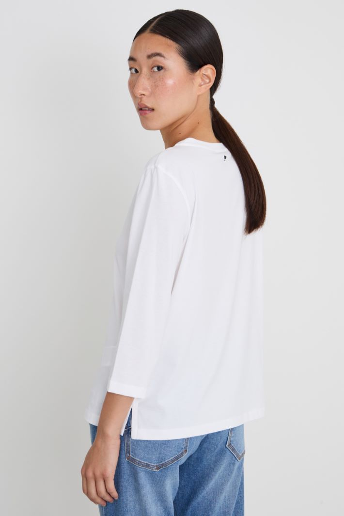 T-shirt a barchetta in jersey Intrend - 2