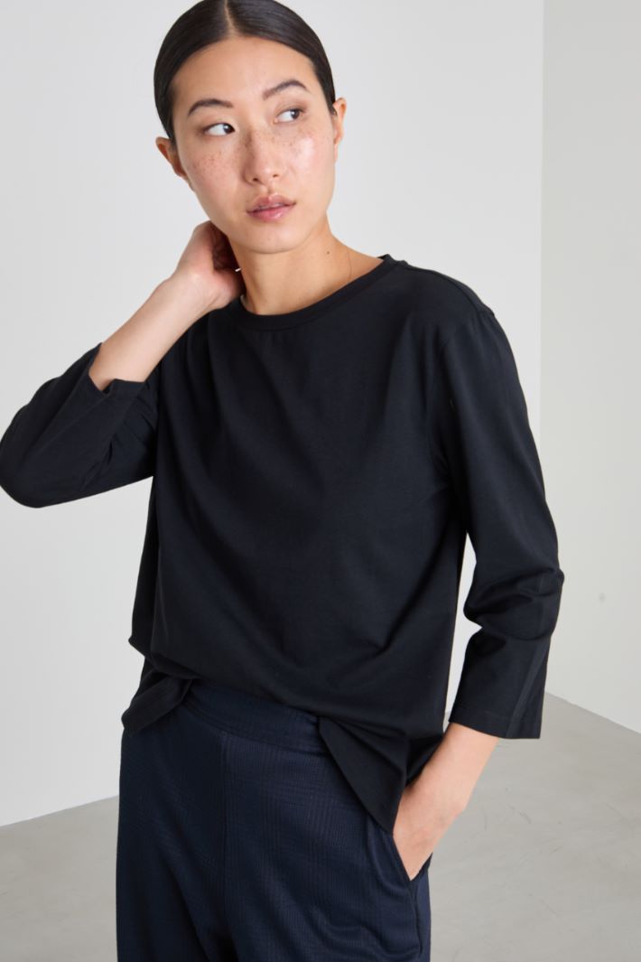 T-shirt a barchetta in jersey Intrend