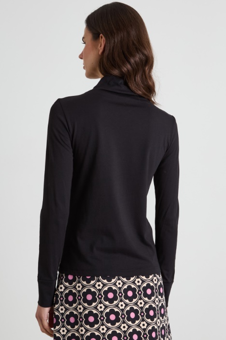 Jersey de cuello alto de cráter