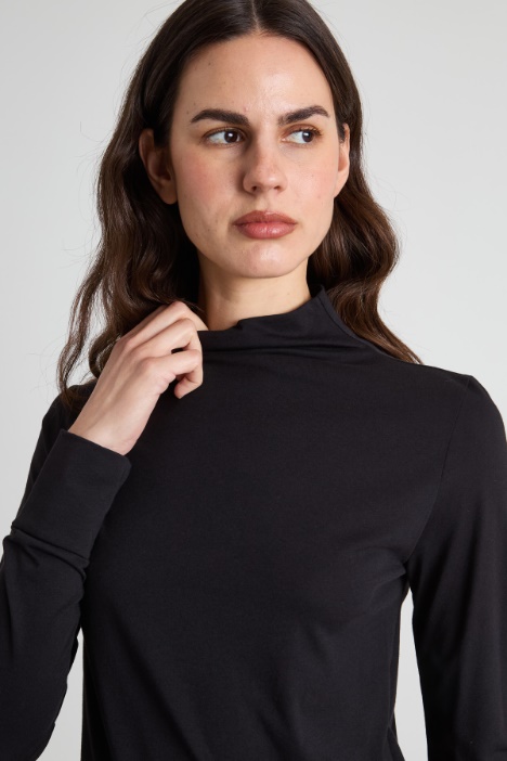 Jersey de cuello alto de cráter