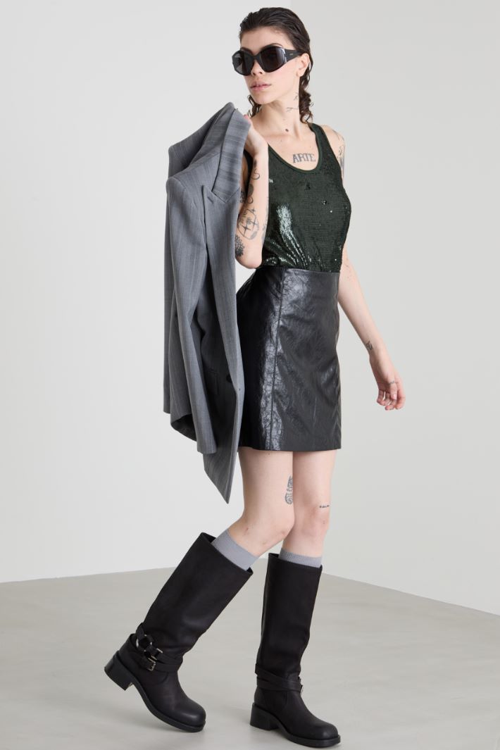 Top con paillettes Intrend - 3