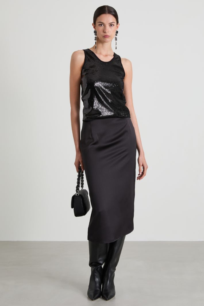 Top con paillettes Intrend - 3