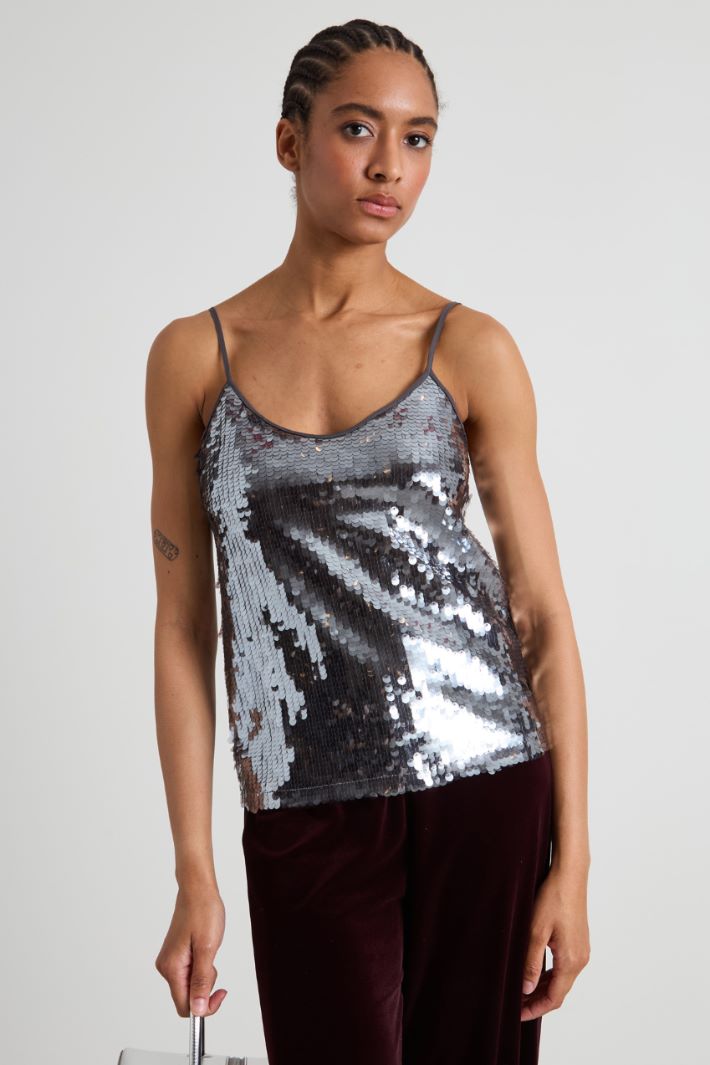 Top in paillettes Intrend